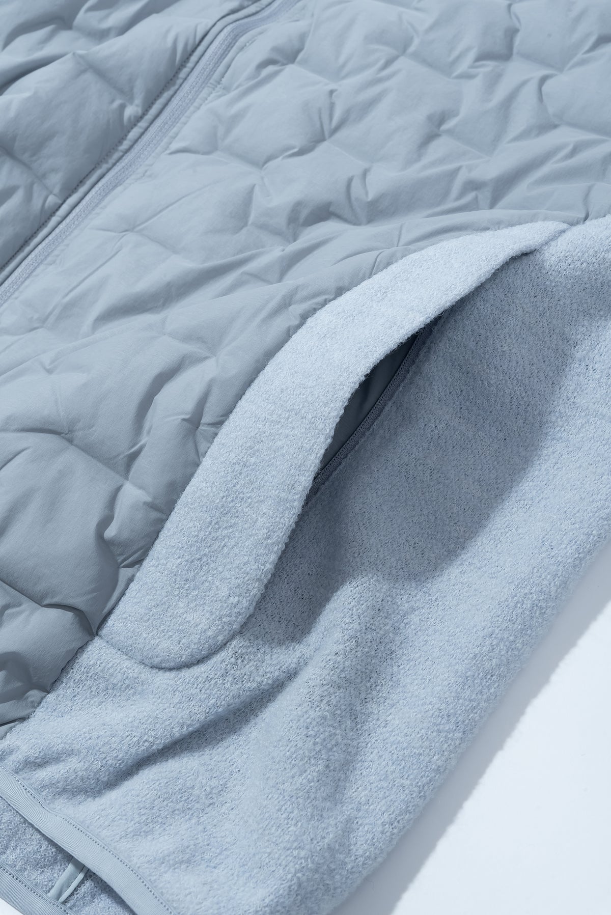 PATH HYBRID KNITTED PADDED JACKET