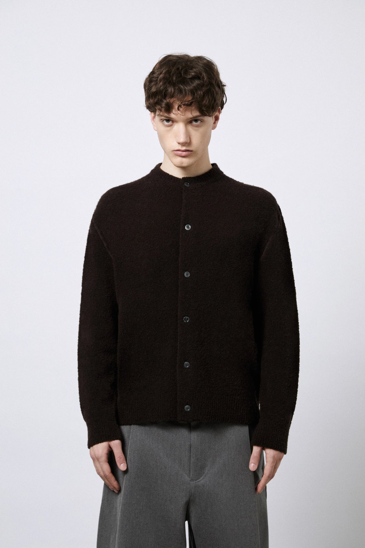 SERAFINO BOUCLE CARDIGAN