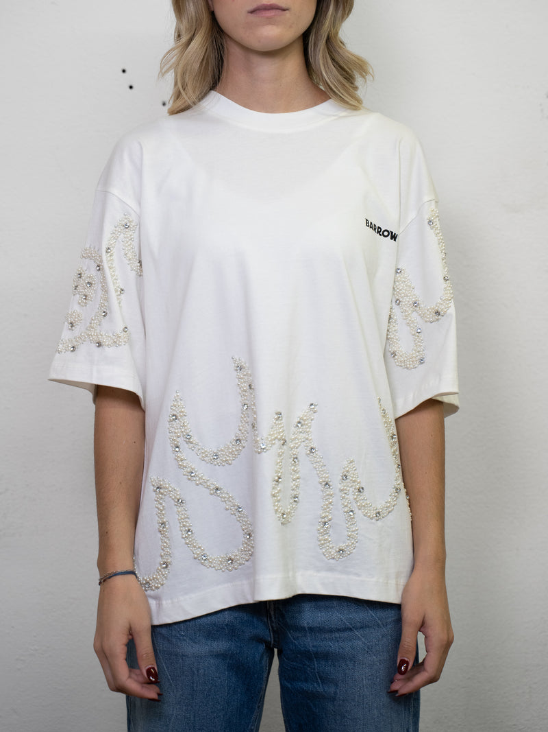 EMBROIDED STONES TEE