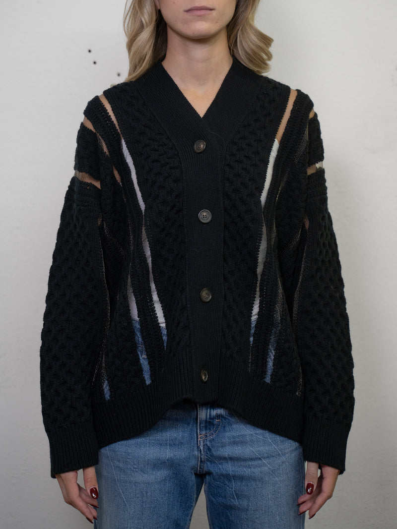 SEE-THROUGH CARDIGAN