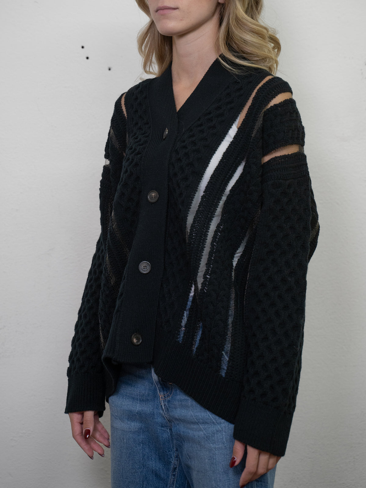 SEE-THROUGH CARDIGAN