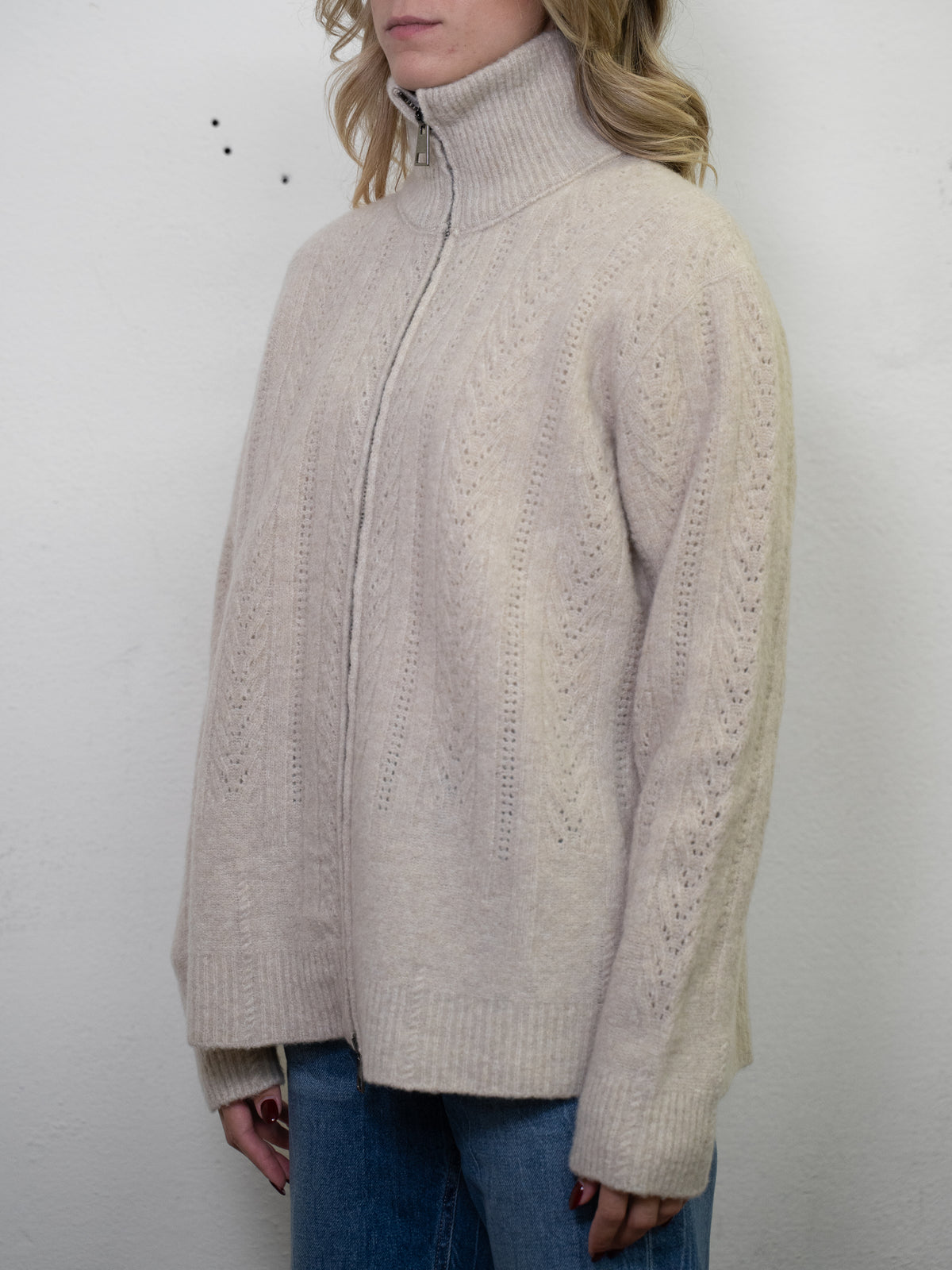 FULL ZIP SWEATER