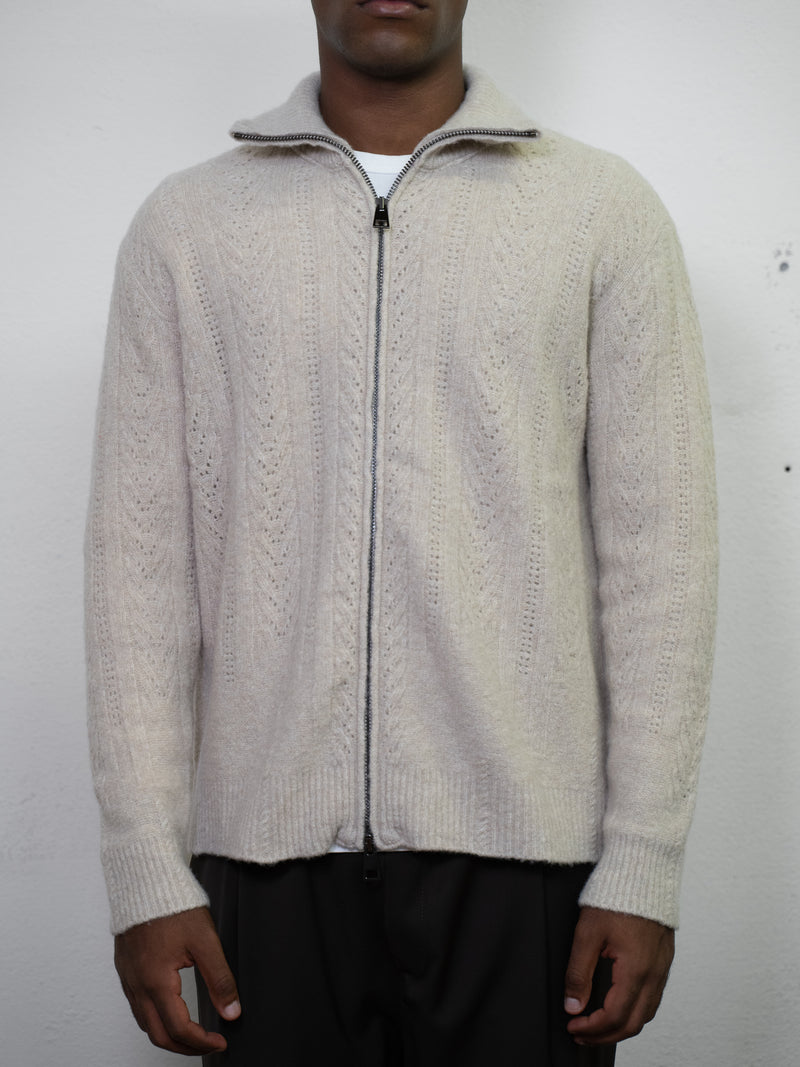 FULL ZIP SWEATER