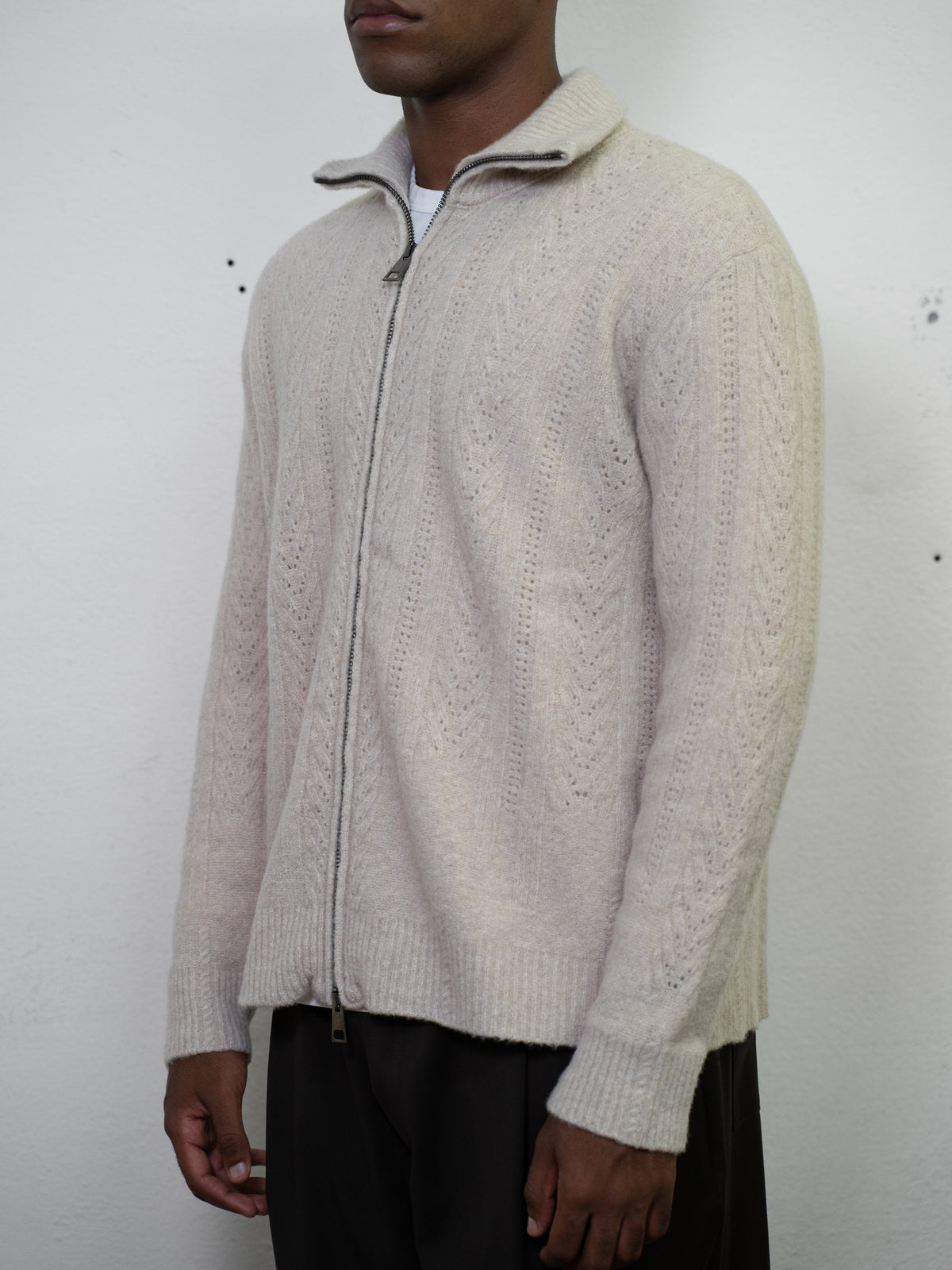 FULL ZIP SWEATER