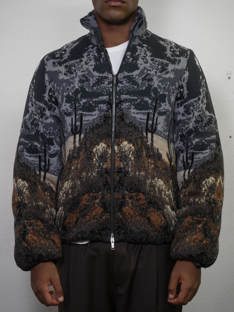 DESERT JACQUARD BOMBER