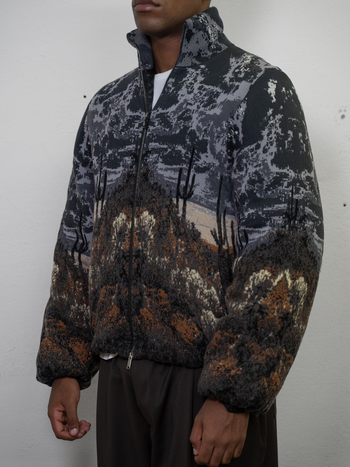 DESERT JACQUARD BOMBER