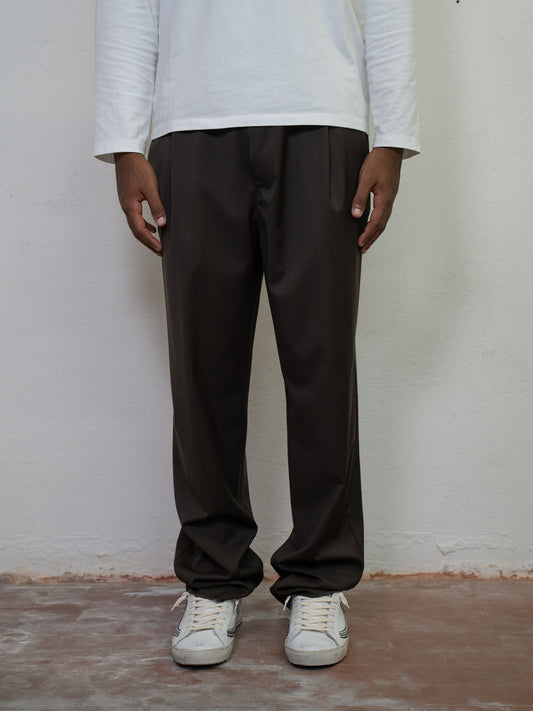 PLEATED WIDE LEG PANT