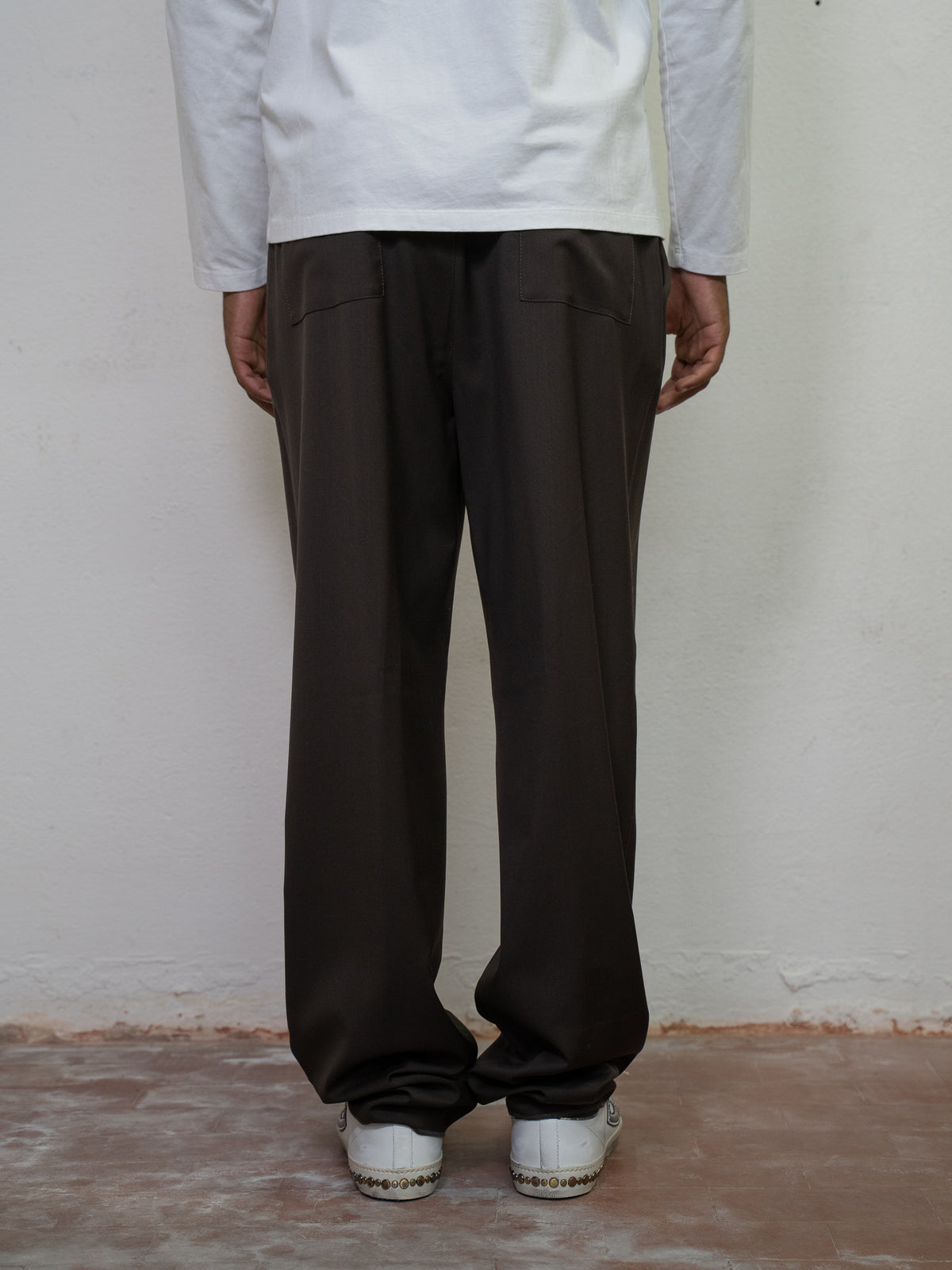 PLEATED WIDE LEG PANT