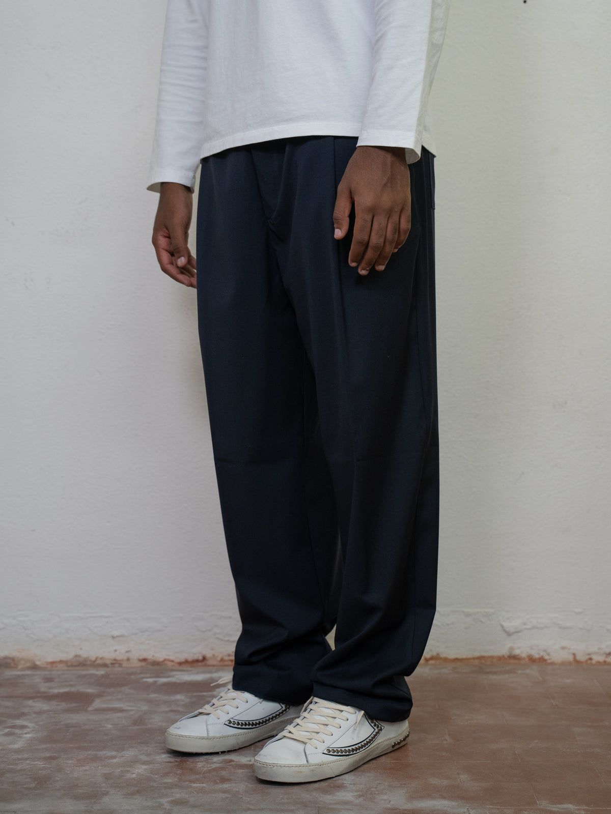 PLEATED WIDE LEG PANT