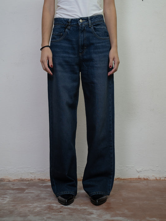 REGULAR WAIST WIDE LEG DENIM