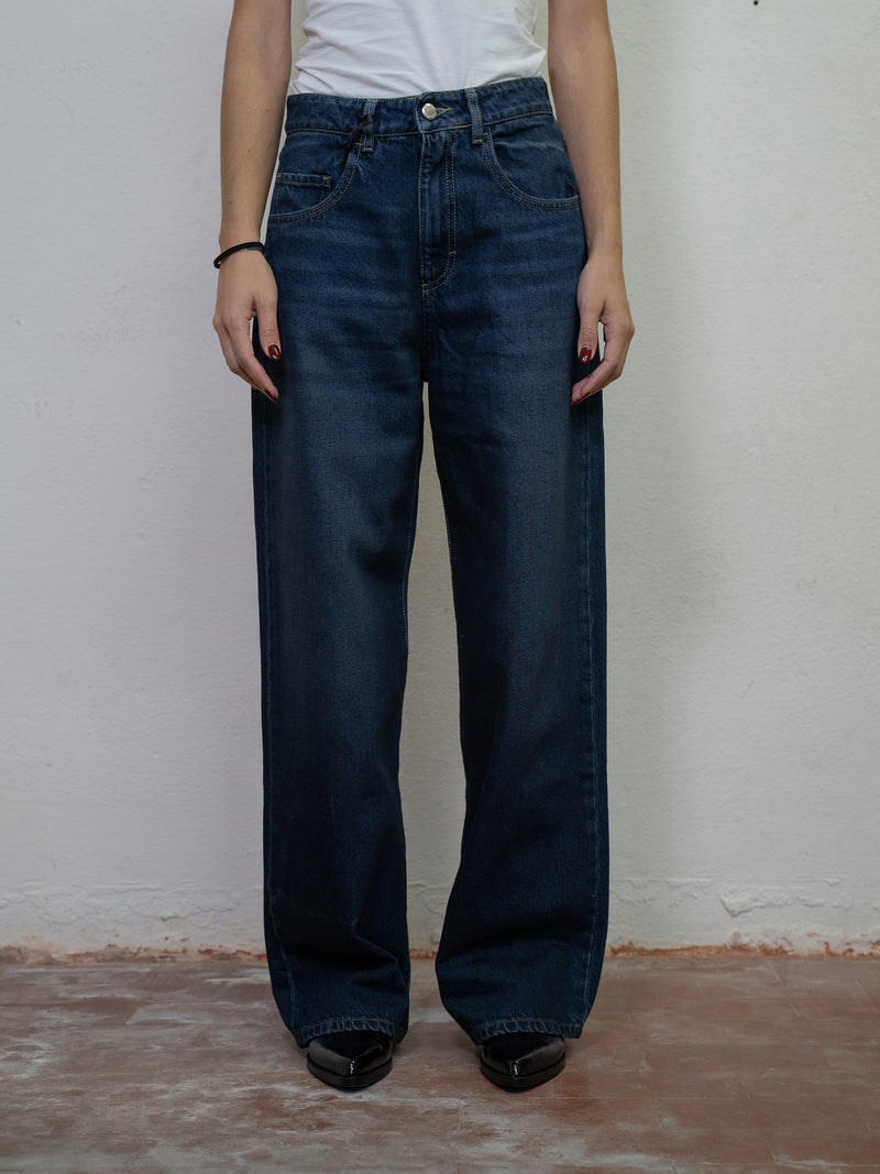 REGULAR WAIST WIDE LEG DENIM