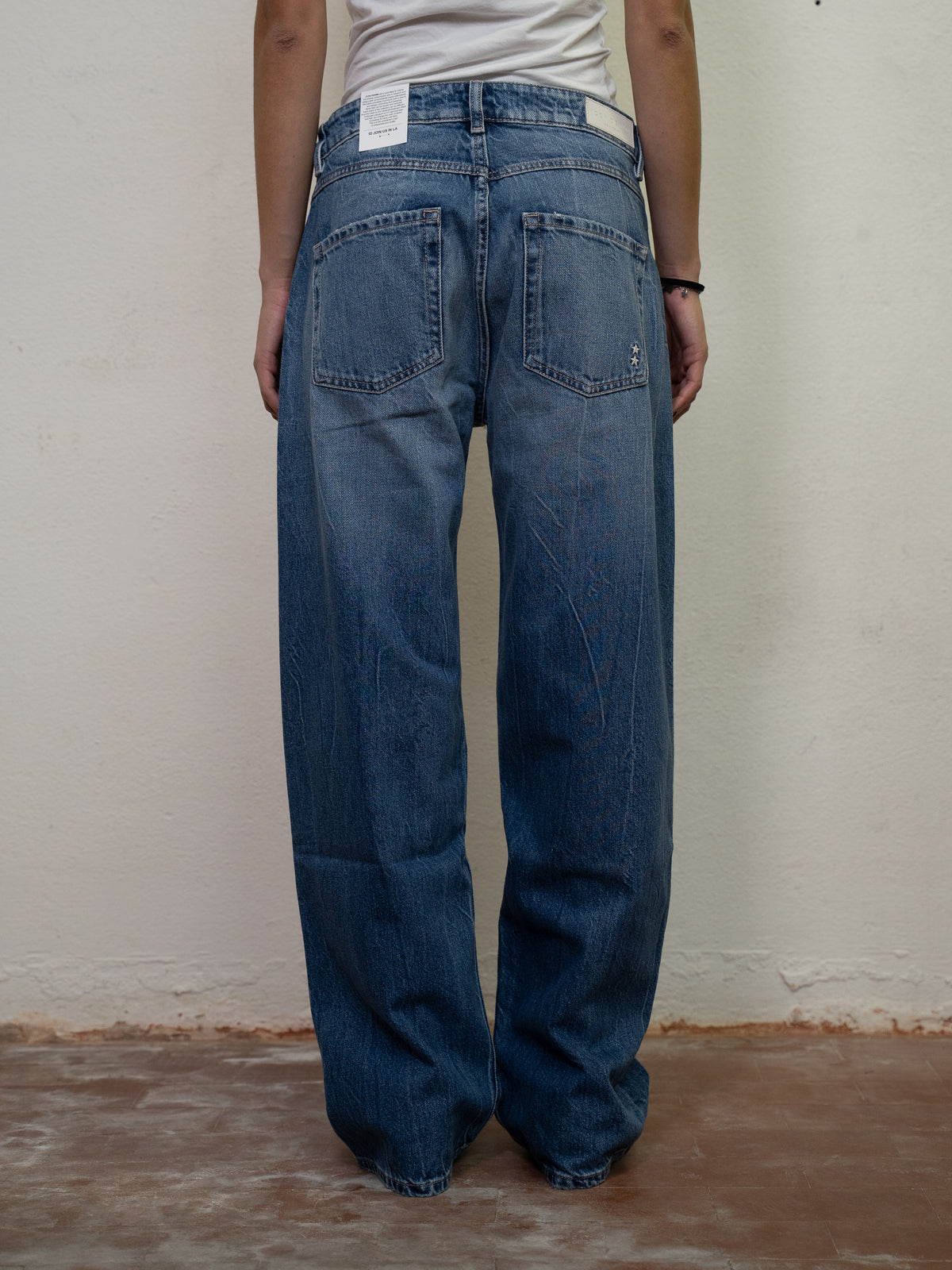 LOW WAIST STRAIGHT LEG DENIM