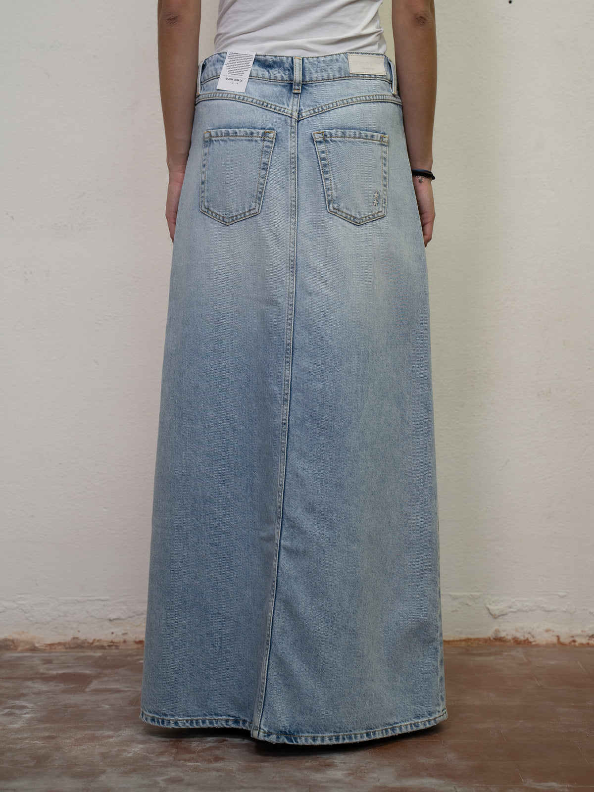 LOW WAIST DENIM SKIRT