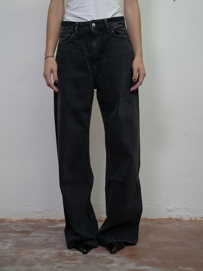 REGULAR WAIST WIDE LEG DENIM