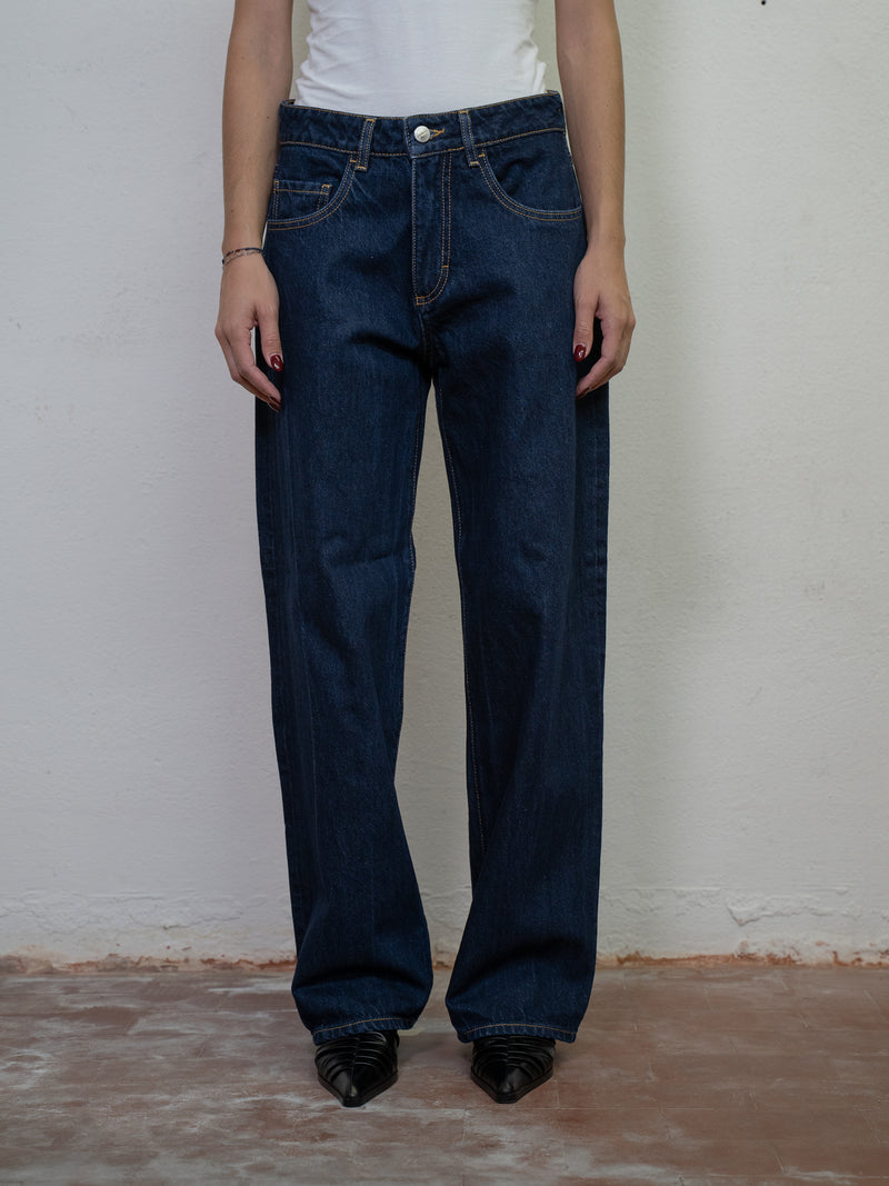 REGULAR WAIST WIDE LEG DENIM