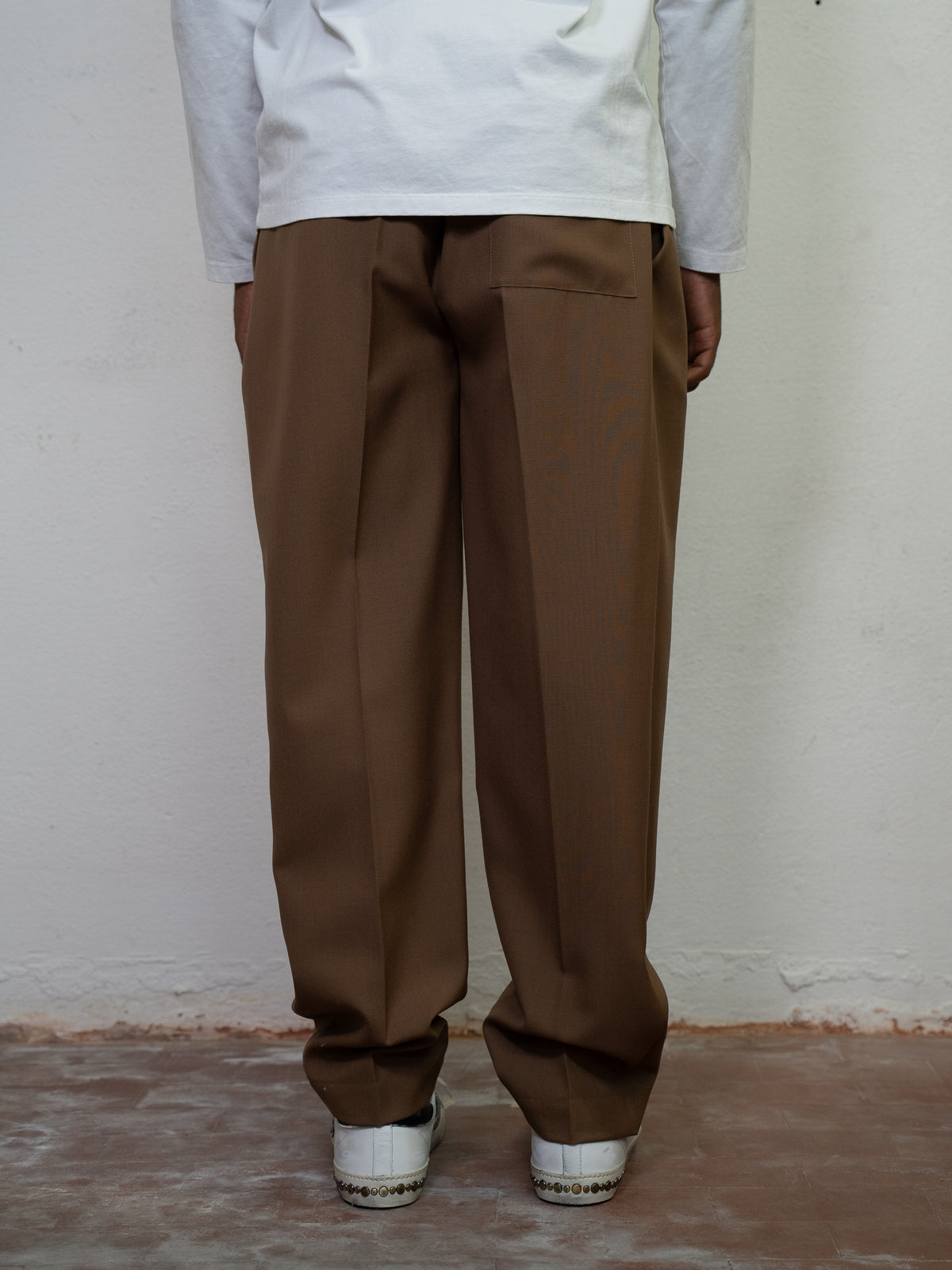 PLEATED WIDE LEG PANT