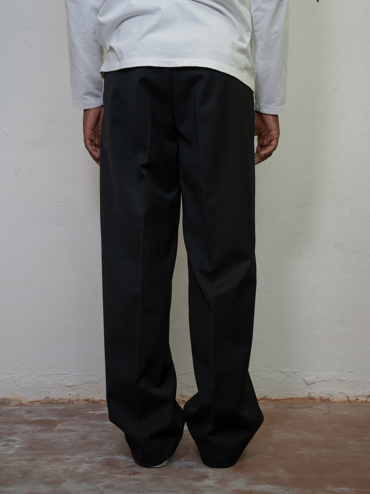 DOUBLE PLEATED WIDE LEG PANT