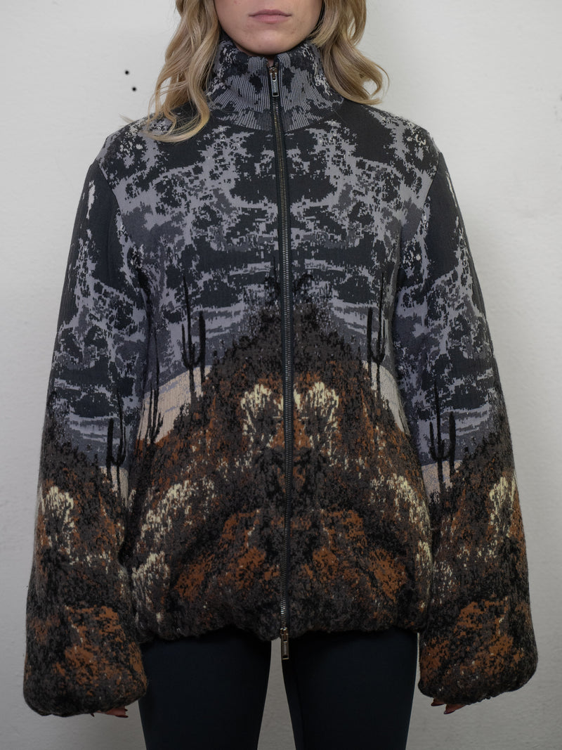 DESERT JACQUARD BOMBER