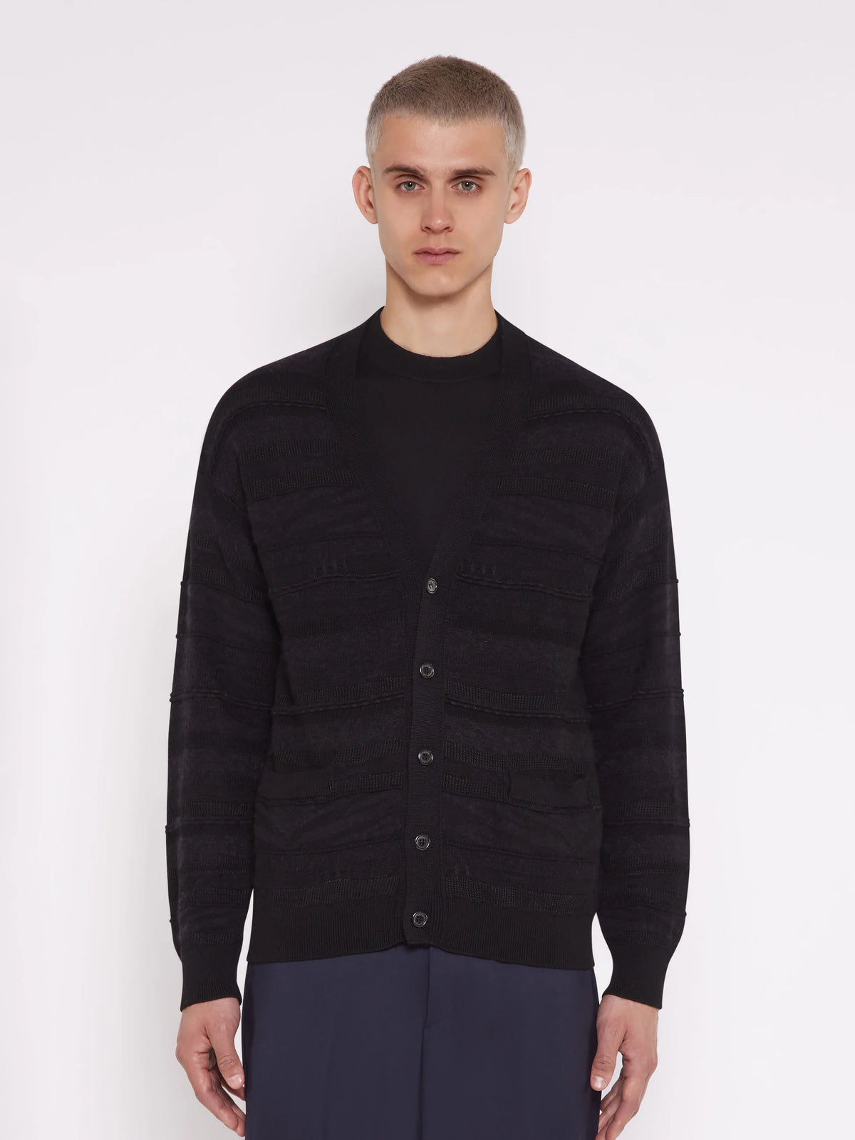 JACQUARD CARDIGAN