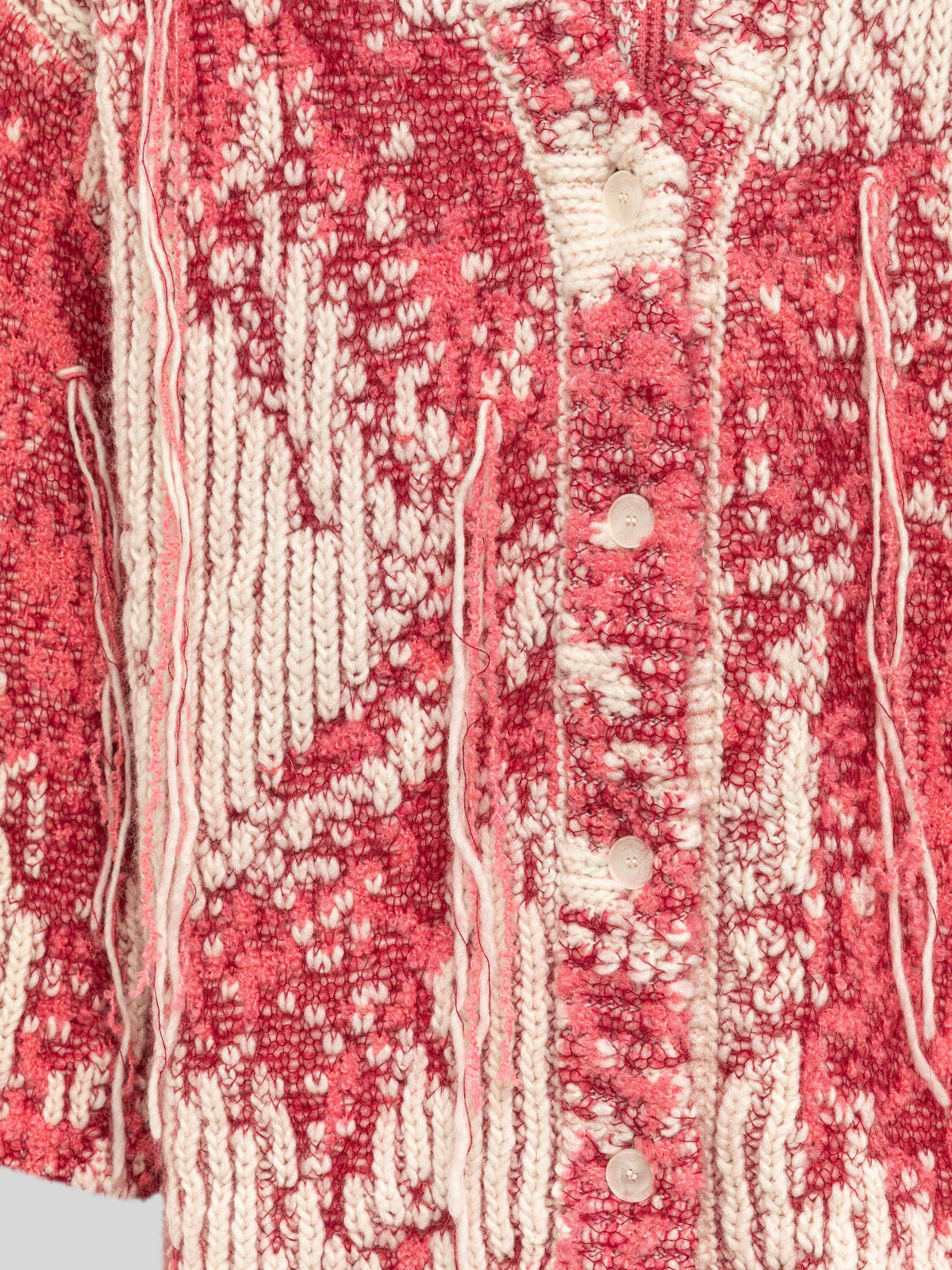 HEAVY JACQUARD CARDIGAN