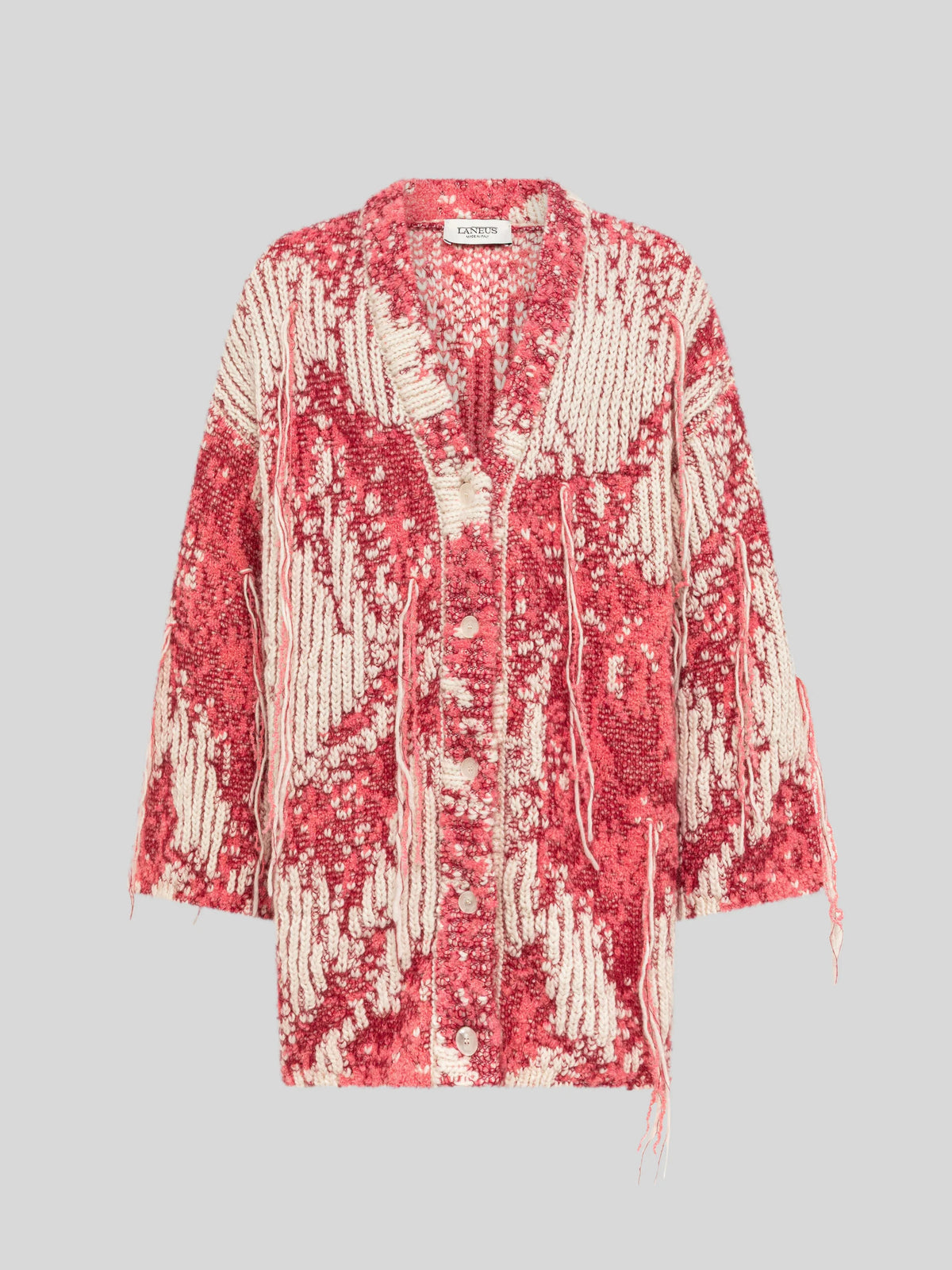 HEAVY JACQUARD CARDIGAN